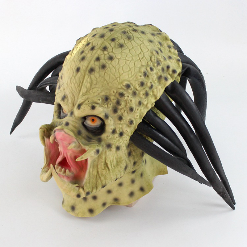 Latex Alien Mask Realistic - Máscara de Látex de Depredador, Estilo