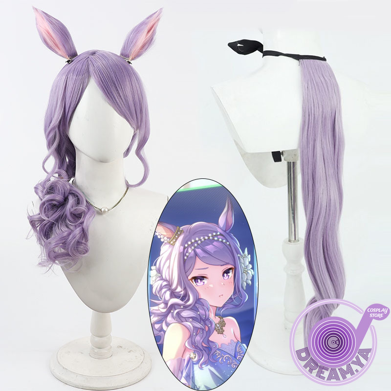 Anime Cosplay Wig Heat Resistant - Mejiro-Peluca de Cosplay Umamusume Pretty Derby,