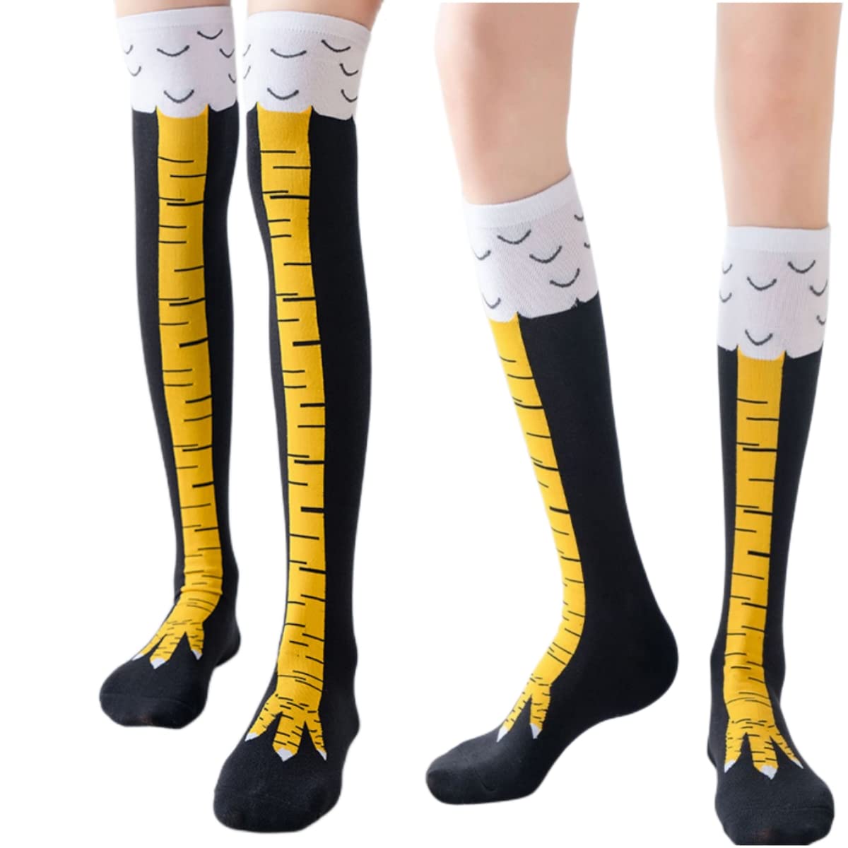 Medias altas hasta el muslo pa - Funny Chicken Leg Socks reseña y precio