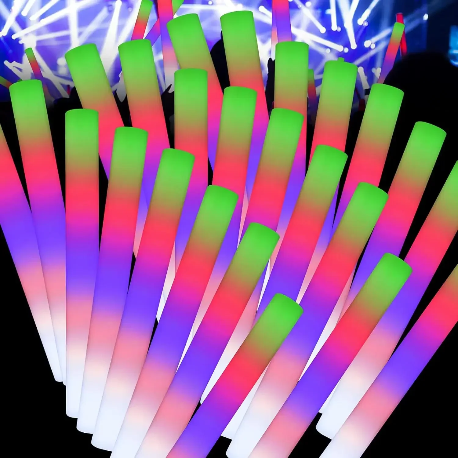 3Z-50PCS Barras Luminosas de E - Flashing Led Foam Sticks Party reseña y precio