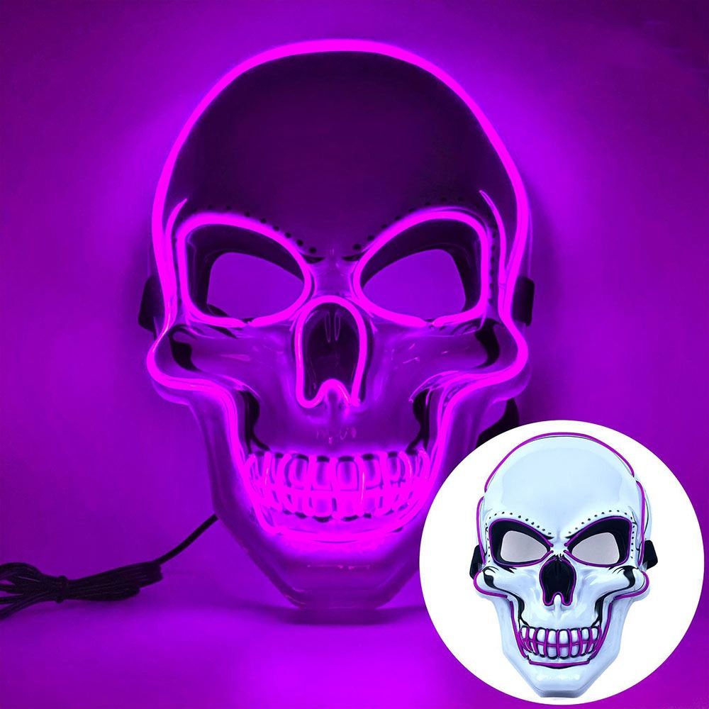 Máscara de Calavera de Hallowe - Led Purge Mask Halloween reseña y precio