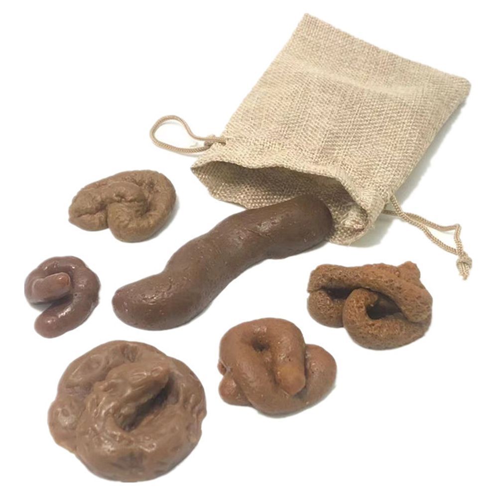 6 uds broma juguetes difíciles - Fake Poop Gag Gift reseña y precio