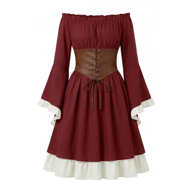 Vestido Midi Medieval Renacent - Medieval Renaissance Dress Women reseña y precio