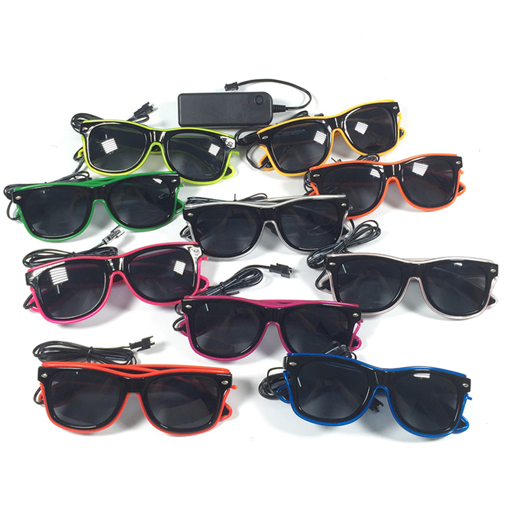 Gafas de sol con luz Led para  - Glow In The Dark Party Glasses reseña y precio