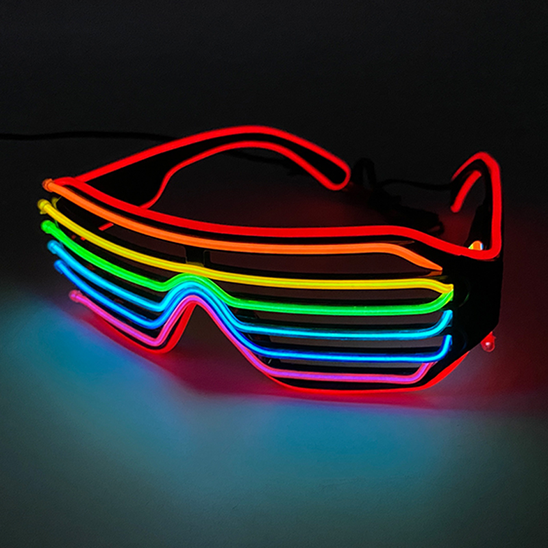 Gafas fluorescentes coloridas  - Glow In The Dark Party Glasses reseña y precio